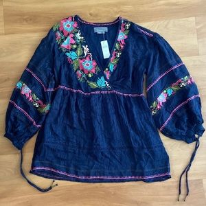 This brand new top is gorgeous - too small for me.